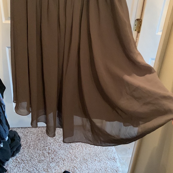 Azazie Grey Bridesmaid Dress - Picture 4 of 7